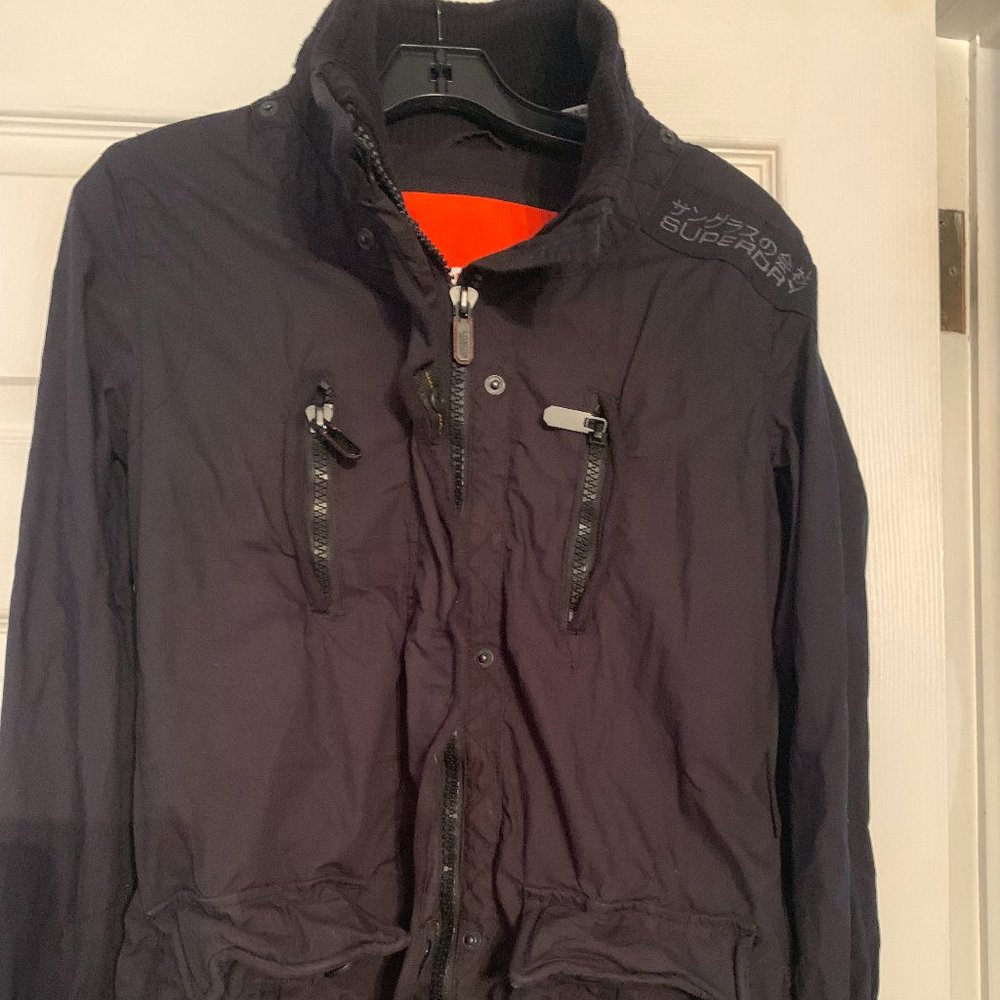 Medium light weight jacket in blue